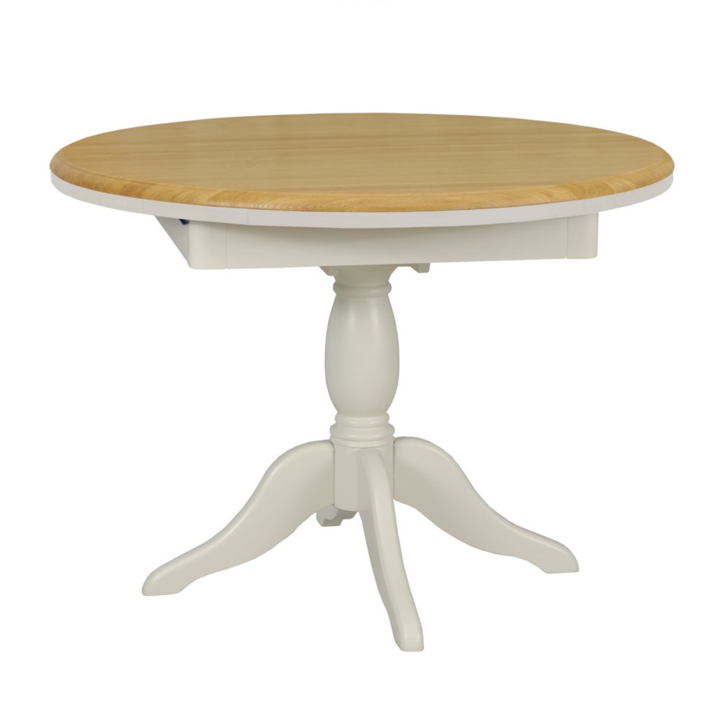 Vale Furnishers Oliver Painted Round Extending Dining Table | Vale ...