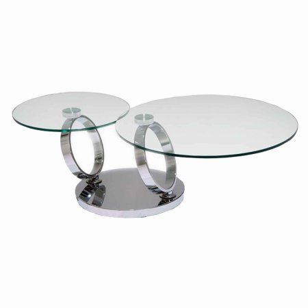 Vale Furnishers Hoop Coffee Table Chrome Vale Furnishers Hoop Lamp Table Black